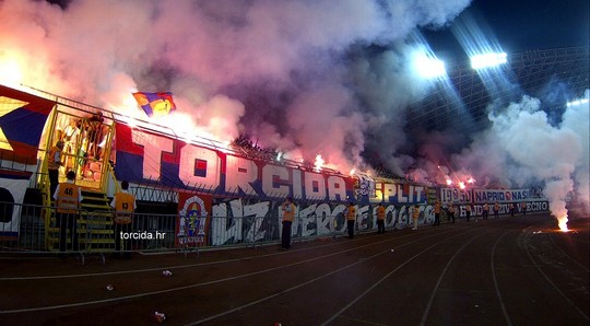 Hajduk Split x Dinamo Zagreb Torcida Split hoje no clássico croata!  #NoPyroNoParty